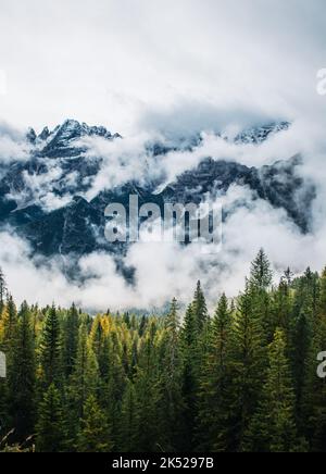 quelques vues fantastiques à pied du tre cime di lavaredo Banque D'Images
