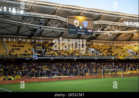 Athènes, Lombardie, Grèce. 3rd octobre 2022. Le nouveau stade de l'AEK Athens FC a été nommé OMAP Arena lors du premier match de la Super League grecque entre Aek Athens FC et Ionikos FC à Athènes, Grèce sur 03 octobre 2022. (Image de crédit : © Stefanos Kyriazis/ZUMA Press Wire) Banque D'Images