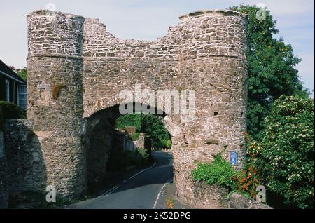 La porte médiévale de Strand dans la ville historique de Winchelsea, dans le sud-est de l'Angleterre, dans l'est du Sussex Banque D'Images