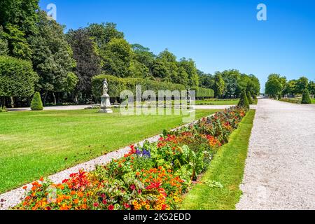 Parc à Luneville, Meurthe et Moselle, France Banque D'Images