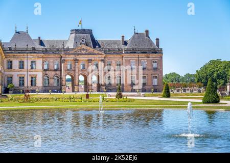 Parc à Luneville, Meurthe et Moselle, France Banque D'Images