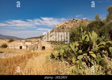 La citadelle de la forteresse de Palamidi datant du 18th siècle , Nafplio, Péloponnèse, Grèce, Banque D'Images