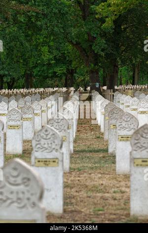 France, Meurthe-et-Moselle, Pont a Mousson, nécropole nationale de Petant, cimetière militaire français de la première et de la deuxième Guerre mondiale Banque D'Images