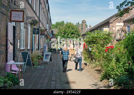 Maws Craft Centre, Jackfield, alias Salthouses, nr Telford, Shropshire, Angleterre Banque D'Images