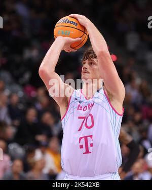 Finn Delany (Bonn), BCL Group B, Telekom paniers Bonn vs Unihotels Reggio Emilia, Bonn, Allemagne. 05th octobre 2022. Dôme Telekom. Crédit : Juergen Schwarz/Alay Live News Banque D'Images