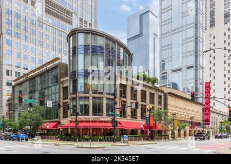 Le Goodman Theatre est une compagnie de théâtre professionnelle dans le centre-ville de Chicago et l'une des plus anciennes organisations de théâtre actives à but non lucratif. Banque D'Images