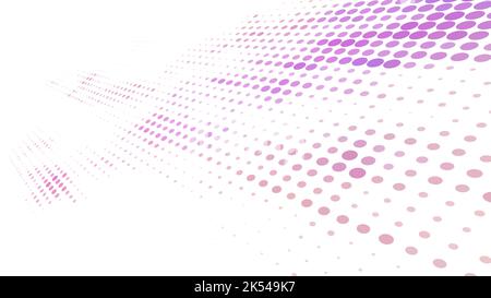 Résumé perspective demi-teinte fond violet et points mauvelous. Motif graphique vectoriel Illustration de Vecteur