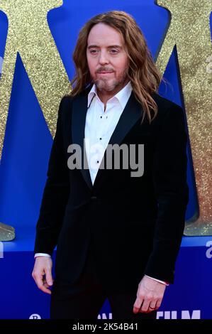 Londres, Royaume-Uni , 05/10/2022, Tim Minchin arrive au casting et les cinéastes assistent à la conférence de presse du BFI London film Festival pour Matilda the musical de Roald Dahl, sortie par Sony Pictures dans les cinémas du Royaume-Uni et d'Irlande sur 25 novembre - 5th octobre 2022, Londres, Royaume-Uni. Banque D'Images