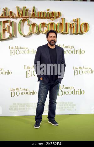 Madrid, Espagne. 06th octobre 2022. Javier Bardem lors de la présentation du film LILO Cocodrilo à Madrid, jeudi, 06 octobre 2022 crédit: CORCON PRESS/Alamy Live News Banque D'Images