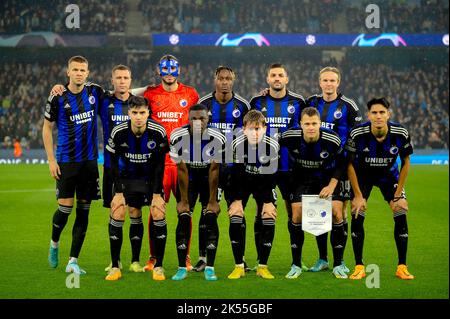 Manchester, Royaume-Uni. 05th octobre 2022. Le départ 11 du FC Copenhagen pour le match de la Ligue des champions de l'UEFA entre Manchester City et le FC Copenhagen au stade Etihad de Manchester. (Crédit photo : Gonzales photo/Alamy Live News Banque D'Images