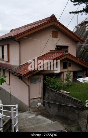 Irago, Aichi, Japon, 2022/24/09 - rues de l'île de Kamishima. Yukio Mishima est resté un mois dans cette maison. L'île est le paramètre de Banque D'Images