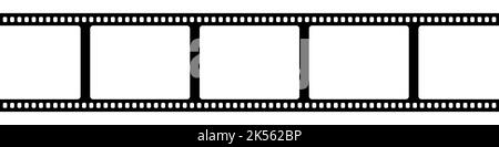 Illustration de l'arrière-plan de la bande de film Illustration de Vecteur