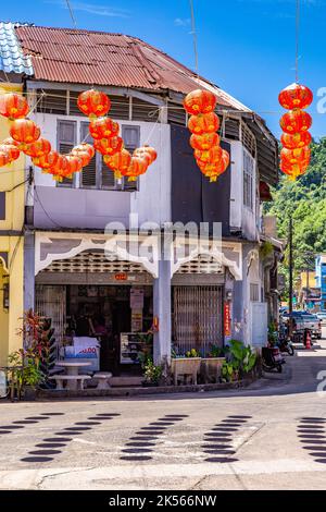 Vieille ville de Takuapa à Phang Nga, Thaïlande Banque D'Images