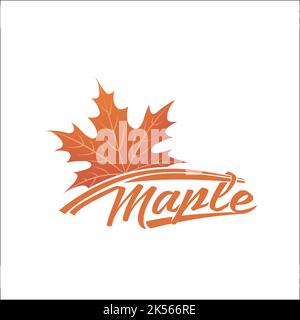 logo exclusif érable inspiré Illustration de Vecteur