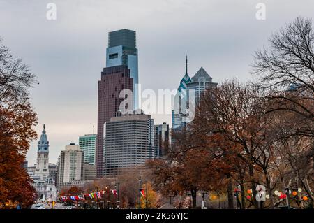 Jour d'automne à Philadelphie, Pennsylvanie États-Unis, Philadelphie, Pennsylvanie Banque D'Images