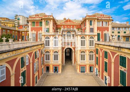 Italie, Ligurie, Gênes, Museo di Palazzo Reale (Palais Royal) classé au patrimoine mondial de l'UNESCO Banque D'Images
