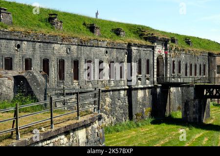 France, territoire de Belfort, Vezelois, fort d'Ordener construit entre 1883 et 1886, l'entrée Banque D'Images