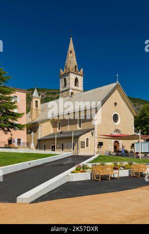 France, Hautes Alpes, Saint Etienne le Laus, sanctuaire de notre Dame du Laus Banque D'Images