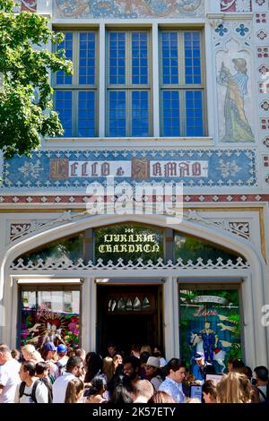 Portugal, région du Nord, Porto, centre historique classé au patrimoine mondial par l'UNESCO, la librairie Lello (Livraria Lello) a également appelé la librairie Chardron Banque D'Images