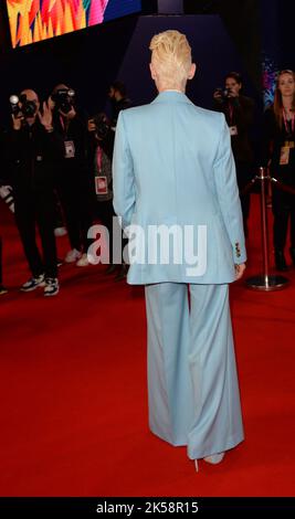 La photo doit être créditée ©Alpha Press 078237 06/10/2022 Tilda Swinton la première fille éternelle lors du BFI British film Institute London film Festival 66th à Londres Banque D'Images