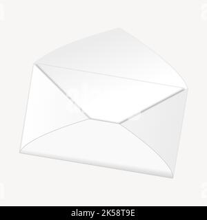 Clipart d'enveloppe blanche, vecteur d'illustration. Illustration de Vecteur