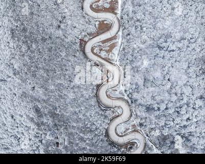 Scène de neige d'hiver dans la région panoramique du parc national de Lushan/Mountain lu 5A, ville de Jiujiang, province de Jiangxi Banque D'Images