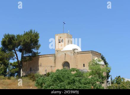 L'église écossaise et la maison d'hôtes écossaise St Andrew à Jérusalem. Banque D'Images