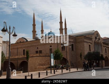 Mosquée Mohammed Al-Amin, Beyrouth, Liban, Moyen-Orient Banque D'Images