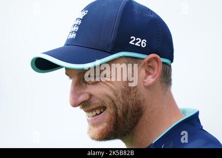 Photo du dossier en date du 24-07-2022 de Jos Buttler, qui est sur le point de revenir après presque deux mois dans sa partie de la série d'ouverture T20 contre l'Australie dimanche. Date de publication : vendredi 7 octobre 2022. Banque D'Images