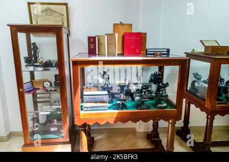 Bogota Colombie, Chapiero Norte Avenida Carrera 7, Academia Nacional de Medicina, Museo Historia de la Medicina, exposition intérieure collectent des expositions Banque D'Images