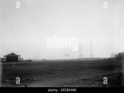 Aviation, Armée - Early Type Thomas Flyer, Tractor Biplane, 1914. Banque D'Images