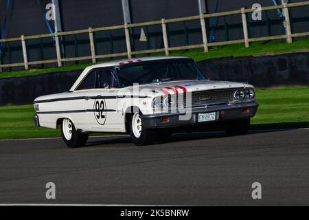 Romain Dumas, Bill Shepherd, Ford Galaxie 500, course de Trophée St Mary, deux séances de qualifications suivies de deux courses de 25 minutes, le gagnant étant un agg Banque D'Images