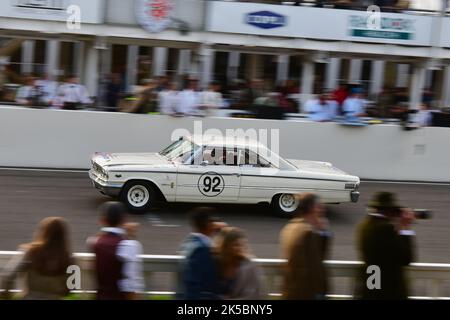 Romain Dumas, Bill Shepherd, Ford Galaxie 500, course de Trophée St Mary, deux séances de qualifications suivies de deux courses de 25 minutes, le gagnant étant un agg Banque D'Images