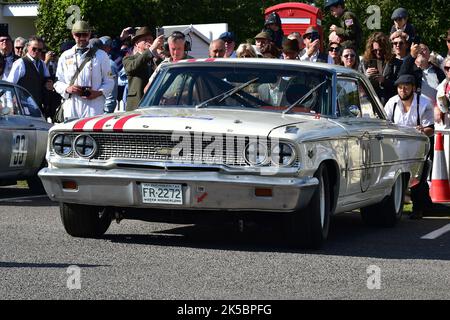 Romain Dumas, Bill Shepherd, Ford Galaxie 500, course de Trophée St Mary, deux séances de qualifications suivies de deux courses de 25 minutes, le gagnant étant un agg Banque D'Images