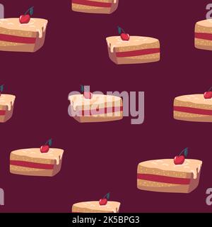 Motif sans couture avec bonbons.le motif sans couture peut être utilisé pour le papier peint, les fonds de motif, l'arrière-plan de page Web et les textures de surface Illustration de Vecteur