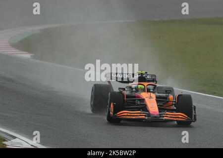 7th octobre 2022 ; circuit de Suzuka, Ino, ville de Suzuka, préfecture de Mie, Japon : Grand Prix du Japon FIA F1, journée d'entraînement libre ; McLaren F1 Team, Lando Norris Banque D'Images