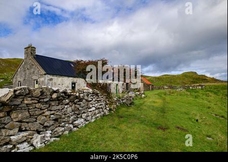 La ferme de DalNarrow, à l'extrémité sud de l'île de Lismore, Argyll et Bute, en Écosse Banque D'Images
