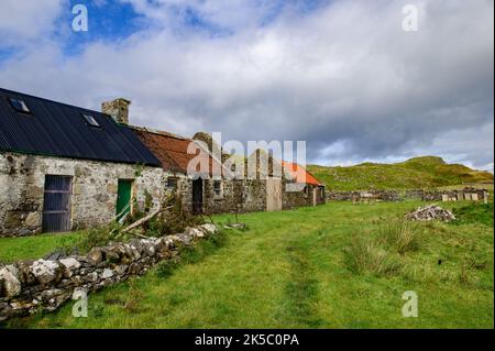 La ferme de DalNarrow, à l'extrémité sud de l'île de Lismore, Argyll et Bute, en Écosse Banque D'Images