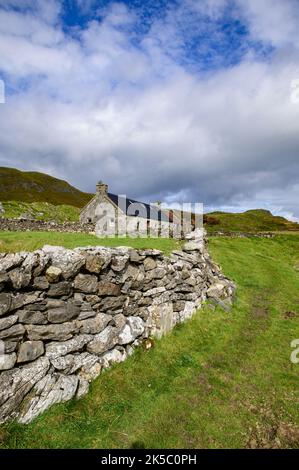 La ferme de DalNarrow, à l'extrémité sud de l'île de Lismore, Argyll et Bute, en Écosse Banque D'Images