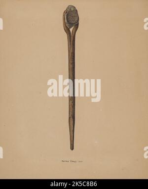 Fer à souder artisanal, 1939. Banque D'Images