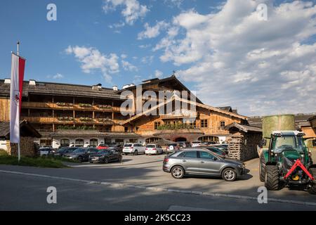 Stanglwirt, Going am Wilden Kaiser, Kitzbühel district, Tyrol, Autriche Banque D'Images