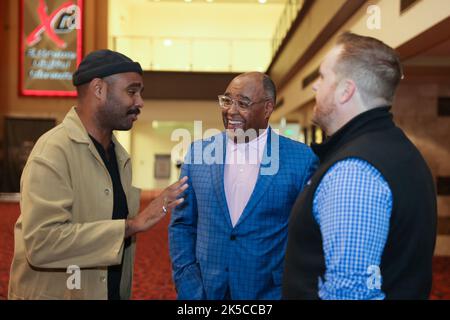 San Francisco, États-Unis. 06th octobre 2022. J.D. Dillard, Bruce Dillard et les invités assistent à la projection spéciale de Sony films 'Demotion' aux théâtres du siècle Westfield de San Francisco sur 7 octobre 2022, à San Francisco, en Californie. Photo: Michael Pegram/imageSPACE pour Sony Pictures/Sipa USA crédit: SIPA USA/Alay Live News Banque D'Images