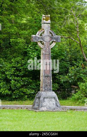 Europe, Europe occidentale, Irlande, République d'Irlande, Comté de Kerry, Parc national de Killarney, Celtic Cross à Killarney Banque D'Images