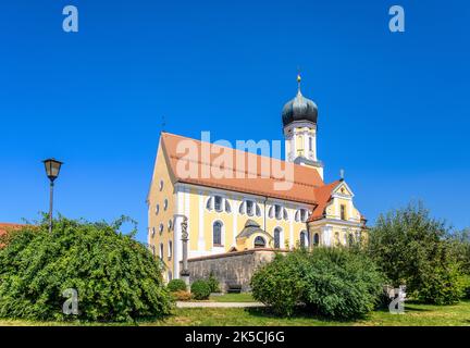 Allemagne, Bavière, comté de Landsberg am Lech, Eresing, église paroissiale Saint-Ulrich Banque D'Images