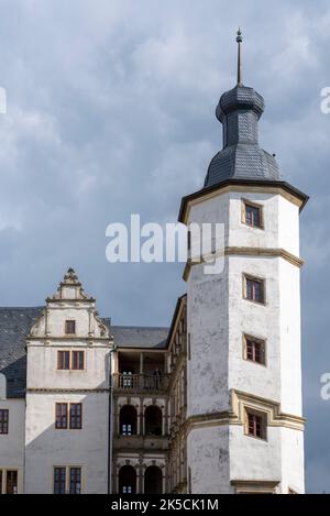 Château de Hobeck au Château de Leitzkau, siège de la Fondation culturelle Saxe-Anhalt, Leitzkau, Saxe-Anhalt, Allemagne Banque D'Images