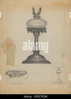 Lampe, 1936. Banque D'Images