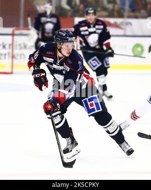 Linköping HC vs. Frölunda Indians (Club de hockey Frölunda), Ligue suédoise de hockey, dans l'arène Saab, Linköping, Suède. Sur la photo: Jakob Lilja, Linköping HC. Banque D'Images