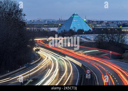 Autoroute à traces légères Banque D'Images