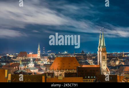 Vue sur Nuremberg Banque D'Images