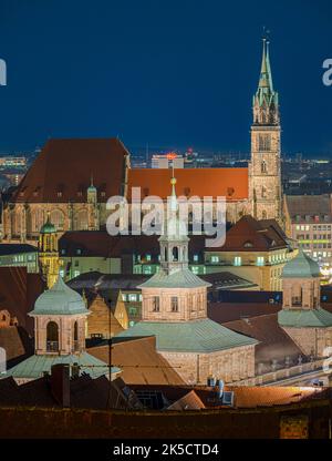 Vue sur Nuremberg Banque D'Images